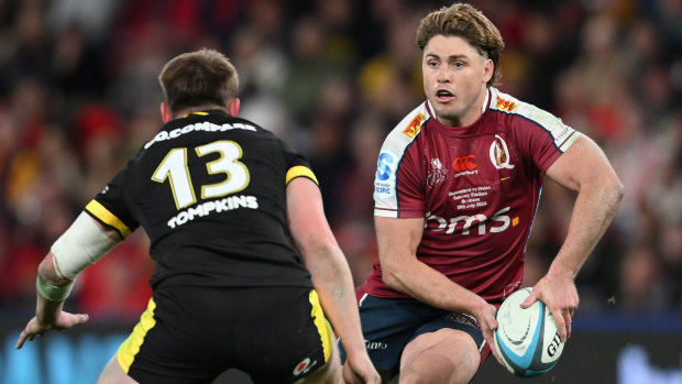 James O’Connor in action for the Reds against Wales.