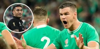 Johnny Sexton in 'shock' as Ireland legend reacts to Rieko Ioane's taunts : Planet Rugby