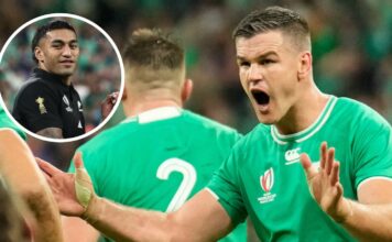 Johnny Sexton in 'shock' as Ireland legend reacts to Rieko Ioane's taunts : Planet Rugby