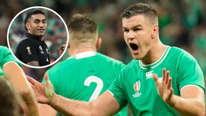 Johnny Sexton in 'shock' as Ireland legend reacts to Rieko Ioane's taunts : Planet Rugby