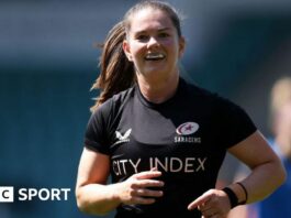 Leanne Infante in action for Saracens