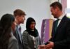 Minister's visit creates 'buzz' at Rugby secondary school