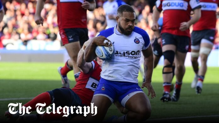 Ollie Lawrence looks a future Lion after starring for Bath against Gloucesterer