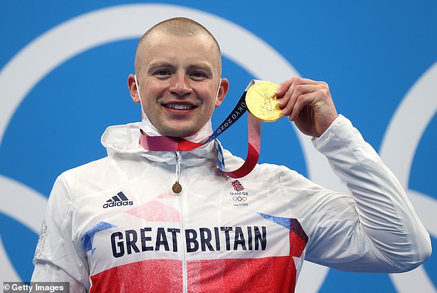 Adam Peaty visited Bristol's training ground and showed one of his Olympic golds to the players