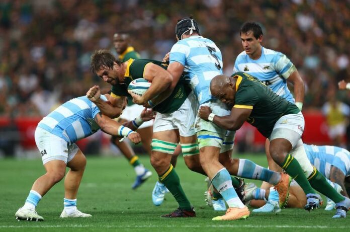 Rugby: Rugby-Enforcer Etzebeth looking to the future after Springbok milestone