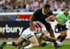 Rugby: Rugby-Ten-try All Blacks thrash Japan to open end-of-season tour