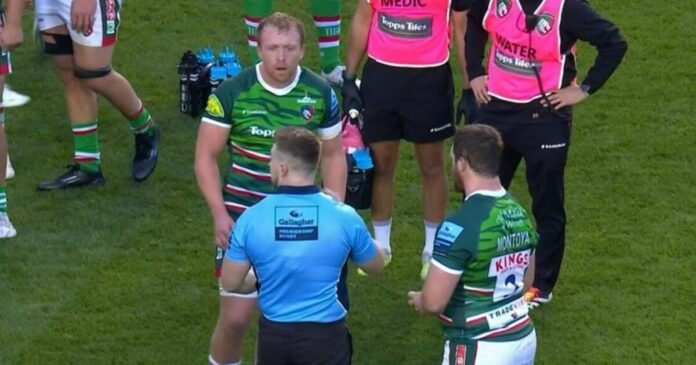 Rugby star screams as TNT Sport refuse to show replay of incident in Premiership tie | Rugby | Sport