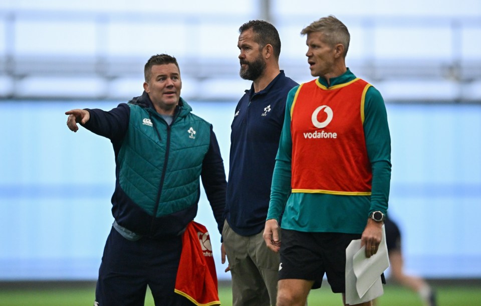 Andy Farrell's side the All Blacks at Aviva Stadium on Friday, 8 November