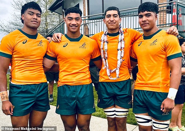 Talented youngster Heamasi Makasini (pictured left) has penned a three-year deal to remain with the Wests Tigers