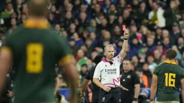 Twenty-minute red cards will be trialed during autumn rugby tests