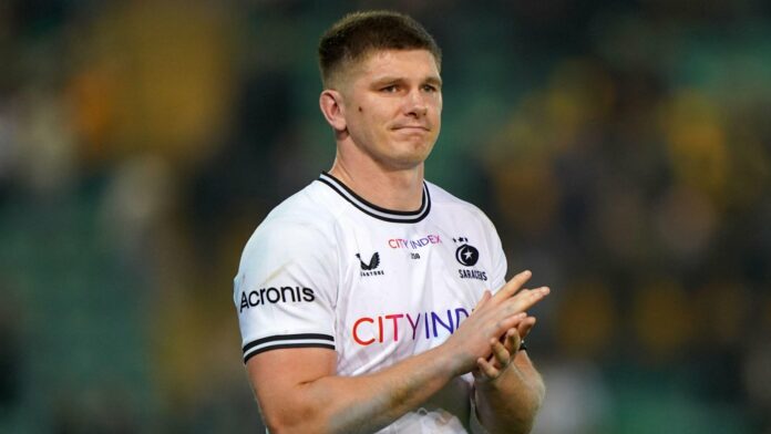 WATCH: Owen Farrell opens Top 14 try account with clever score : Planet Rugby