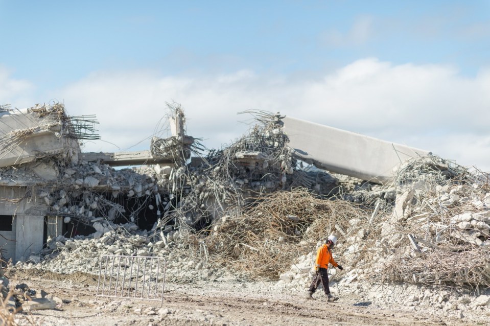 The structure was finally demolished in 2019