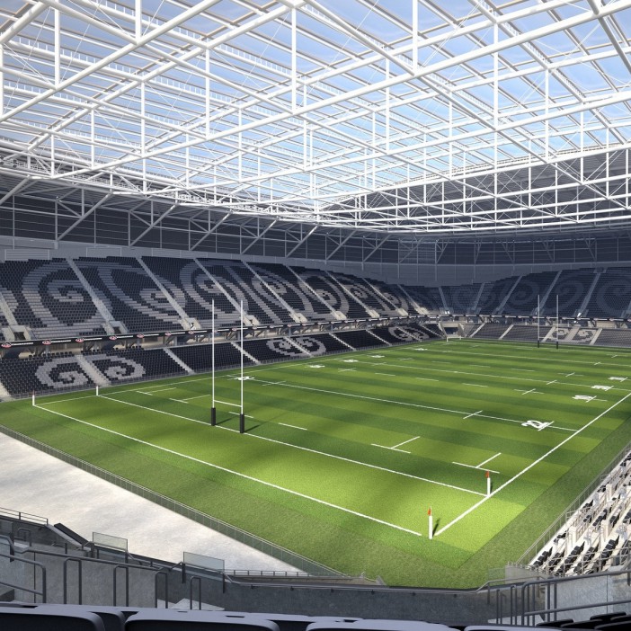 The new Te Kaha Stadium will be opened in 2026