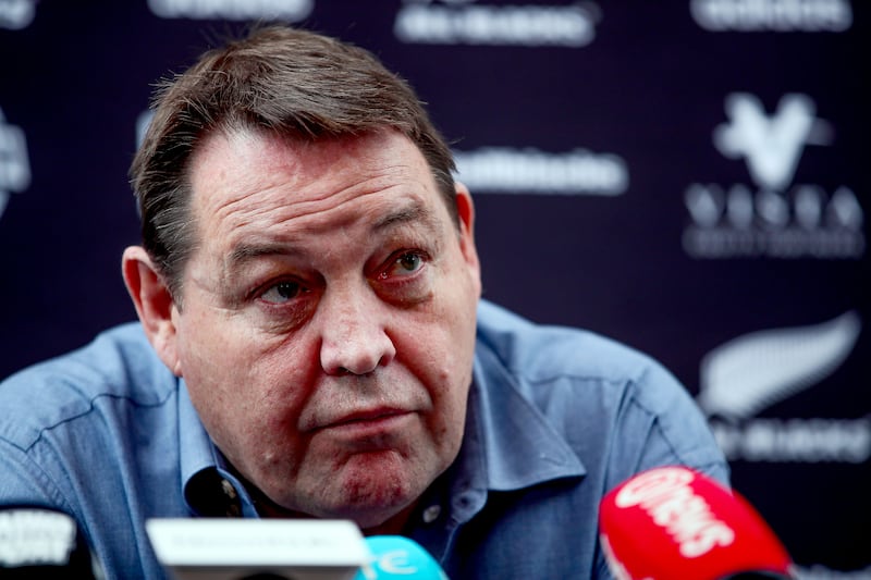 Former New Zealand head coach Steve Hansen. Photograph: Tommy Dickson/Inpho