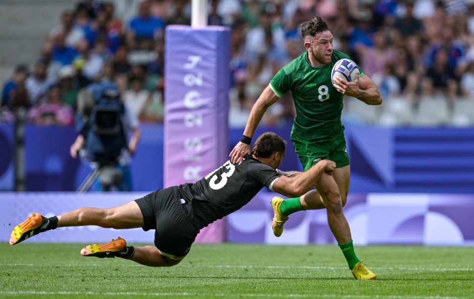 He was with the Ireland 7s for the Paris Olympics