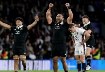 Rugby’s card conflict still misses the point as All Blacks squeeze home in Twickenham thriller