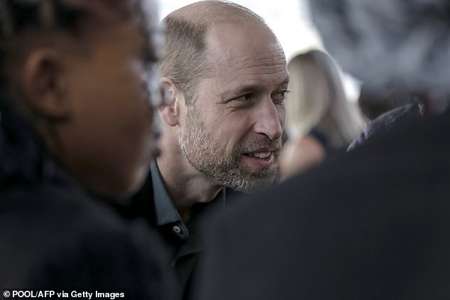 Prince William at the Earthshot Prize Climate Leaders Youth Programme in Cape Town today