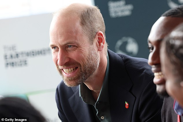 Prince William at the Earthshot Prize Climate Leaders Youth Programme in Cape Town today