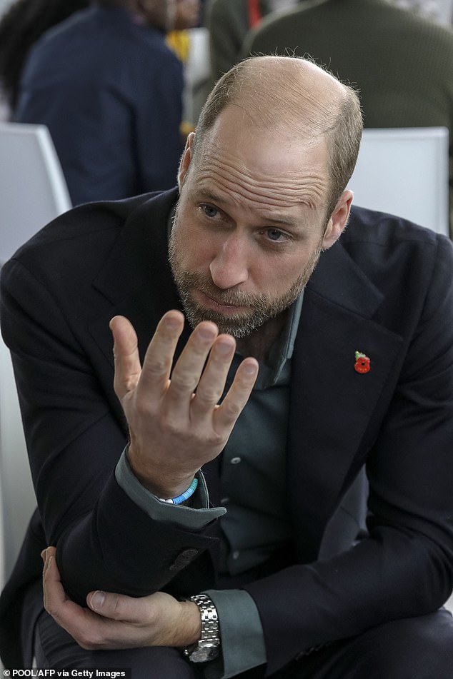 Prince William at the Earthshot Prize Climate Leaders Youth Programme in Cape Town today