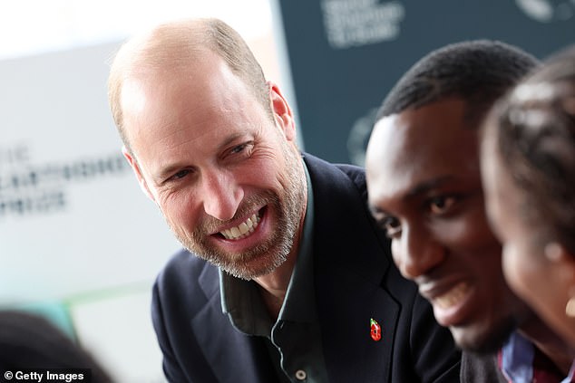 Prince William at the Earthshot Prize Climate Leaders Youth Programme in Cape Town today