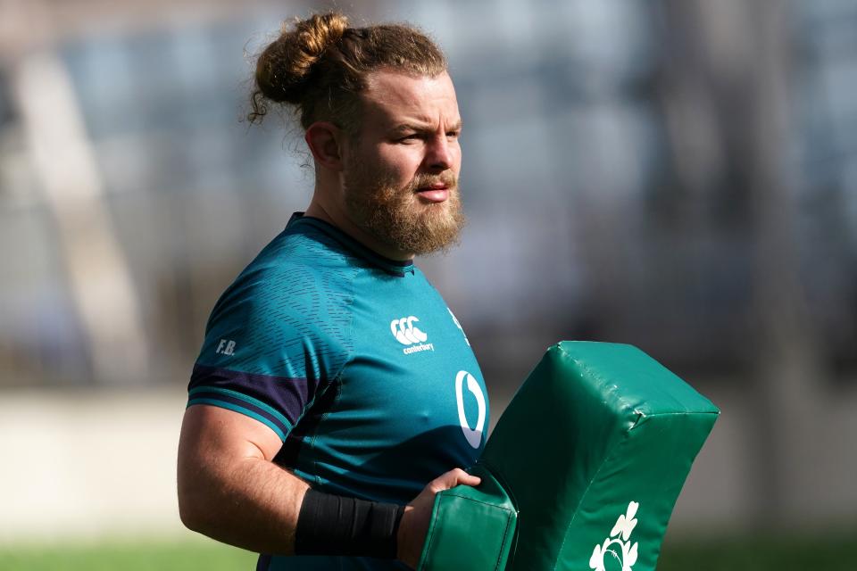 Ireland prop Finlay Bealham, pictured, will start in place of the injured Tadhg Furlong (PA Archive)