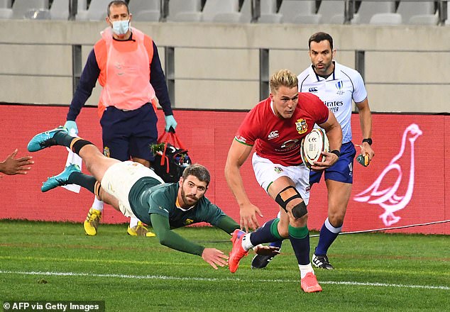 Van der Merwe played all three British and Irish Lions tests against South Africa in 2021