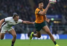 Australia star had never played professional rugby union before man-of-the-match display against England