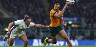 Australia star had never played professional rugby union before man-of-the-match display against England