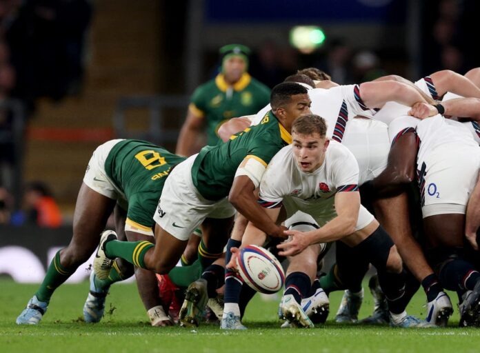 England vs South Africa LIVE rugby: Latest score and updates as Springboks hit back in hectic opening