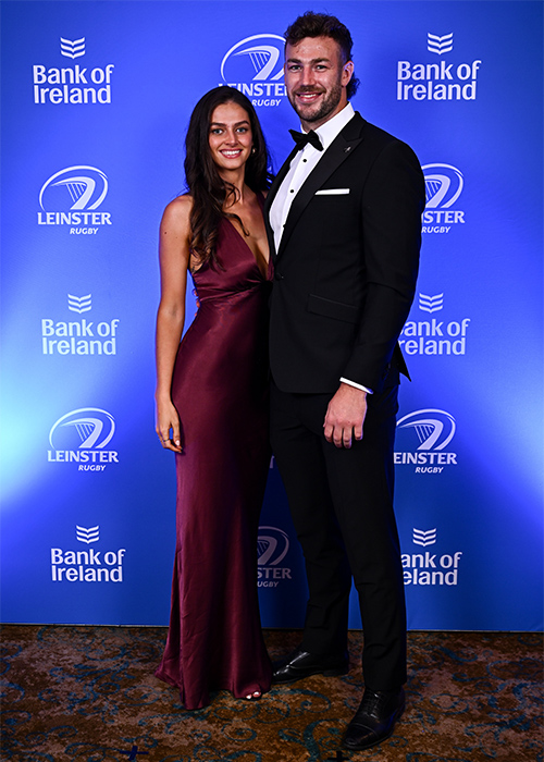 Caelan Doris and Faye Richardson. Pic: Harry Murphy/Sportsfile