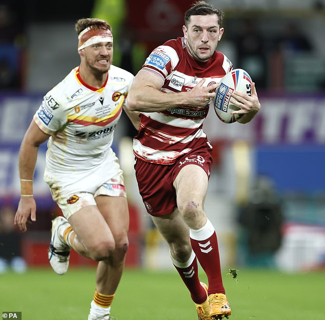 Part of this year's all-conquering Wigan team, Jake Wardle (right) has earned comparisons with former players who have made the switch