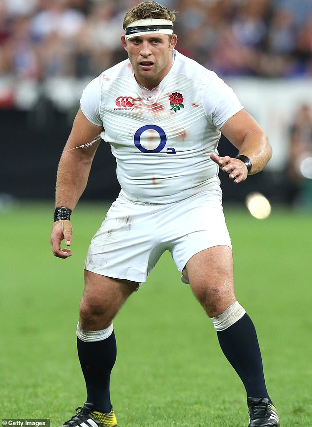 Former England hooker Tom Youngs was part of the 'tractor tax' march in London yesterday