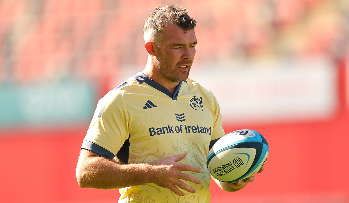 Munster Rugby Squad Training, Thomond Park, Limerick 17/9/2024 Peter O'Mahony. Pic: INPHO/James Crombie