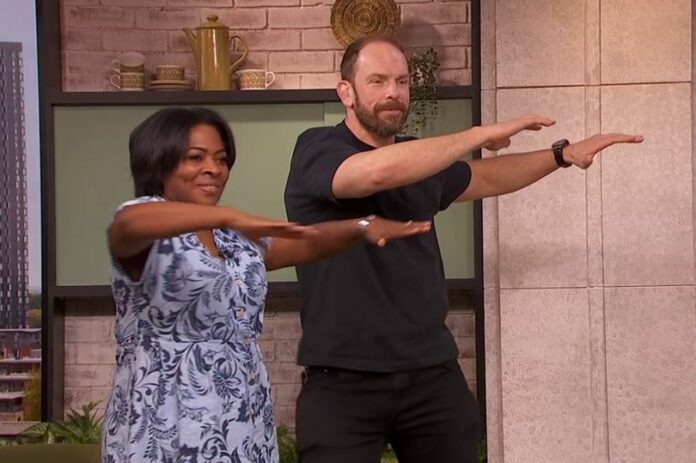 Alun Wyn Jones dances on BBC Morning Live as he's told to expect Strictly call