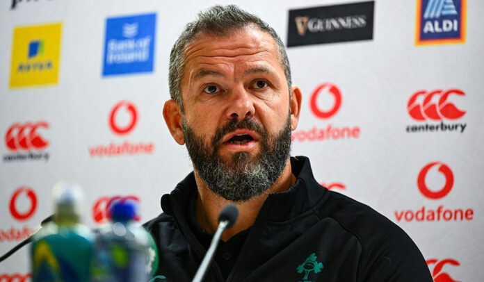 Andy Farrell admits Irish rugby has found new way to blood young stars