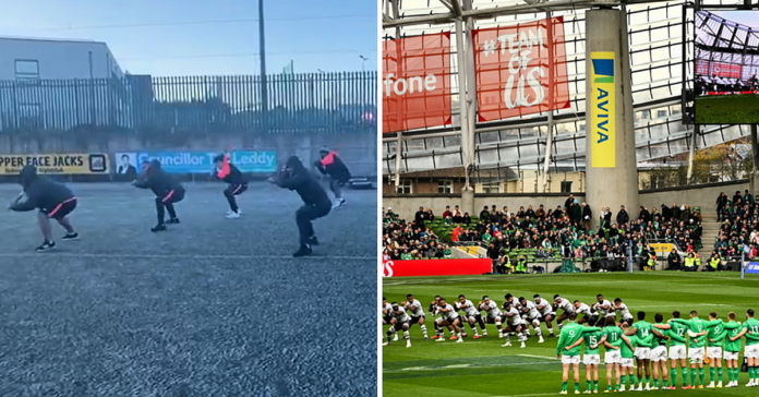 Fiji Rugby Team Practise Traditional War Dance With Hurleys Ahead Of Ireland Clash