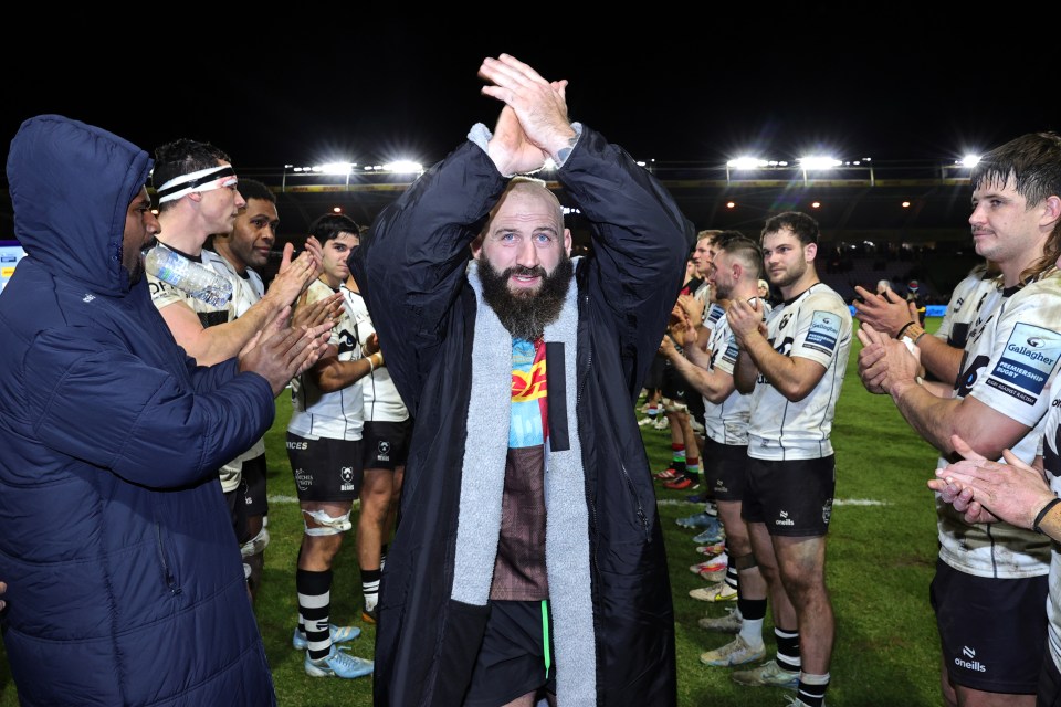 He was given a worthy send-off by his fans, teammates and opponents at Harlequins