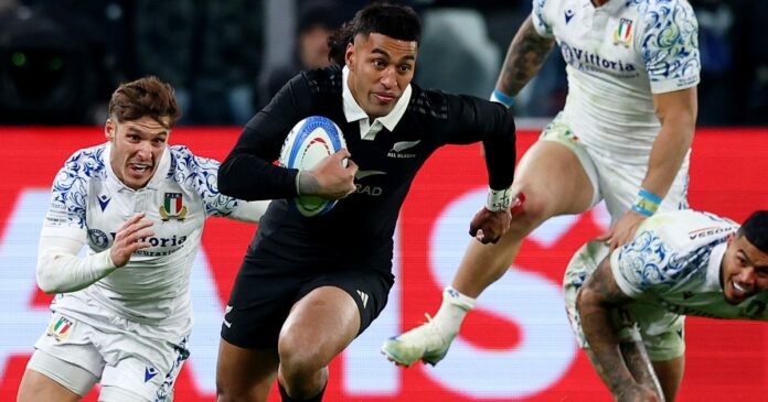 All Blacks survive physical Italy scare after captain carded