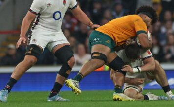 England rugby star knocked unconscious as Australia clash paused | Rugby | Sport