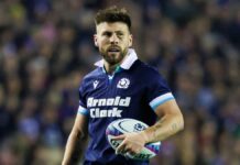 Scotland's Ali Price in action prior to the Scotland vs South Africa live stream: how to watch 2024 rugby union Autumn International 