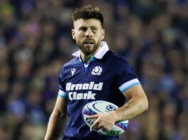 Scotland's Ali Price in action prior to the Scotland vs South Africa live stream: how to watch 2024 rugby union Autumn International 