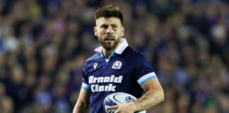 Scotland's Ali Price in action prior to the Scotland vs South Africa live stream: how to watch 2024 rugby union Autumn International 