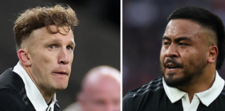 Damian McKenzie and Asafo Aumua