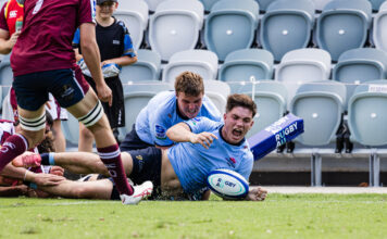 NSW Waratahs survive fast-finishing Queensland Reds to ice Super Rugby U16s hat-trick