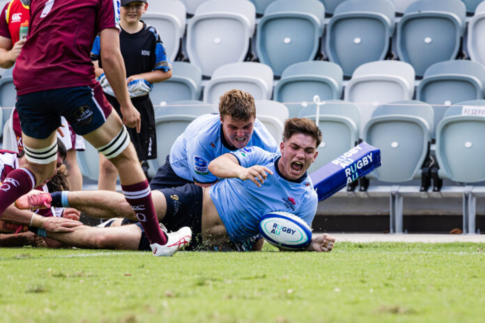 NSW Waratahs survive fast-finishing Queensland Reds to ice Super Rugby U16s hat-trick