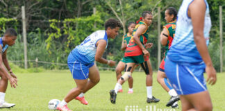 Police Women’s Touch Rugby Team retains title edging Army 4-3