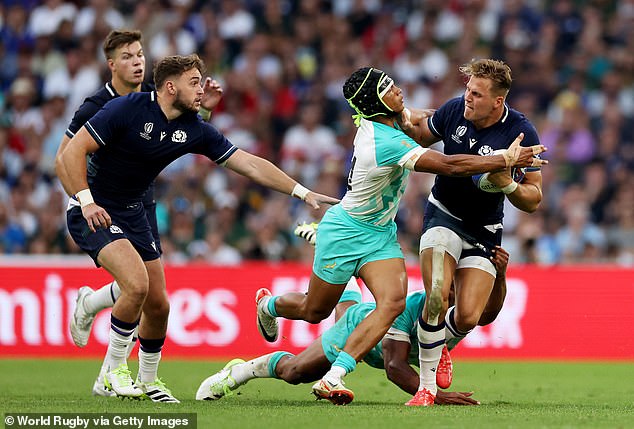 Van der Merwe failed to fire in Scotland's group match against South Africa at the World Cup