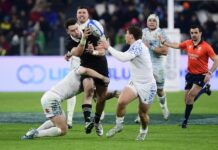 Rugby: Rugby-Unimpressive All Blacks labour to 29-11 win over Italy