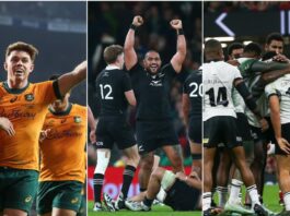The Wallabies, All Blacks and Fiji all had big wins.