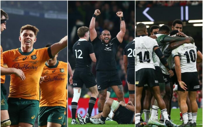 The Wallabies, All Blacks and Fiji all had big wins.